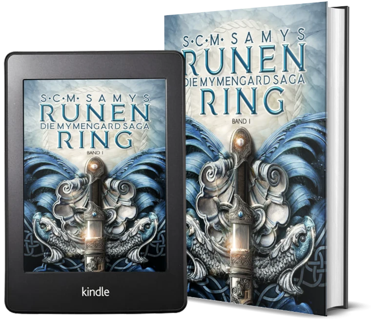 »Runenring«, Band 1 der Mymengard-Saga, als E-Book und Hardcover